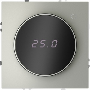 Терморегулятор электронный VOLTUM S70 VLS070105 с индикацией и датчиком для теплого пола, (сталь)